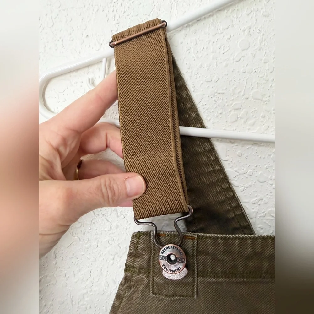 REI Co-op Trailsmith Olive Green Overalls - Women's Size 0 - Picture 4 of 12